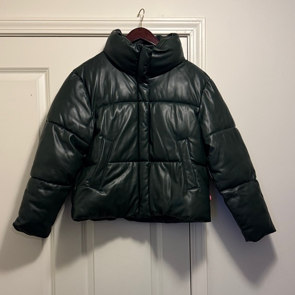 Levi's Forest Green Puffer Jacket - Picture 4 of 13